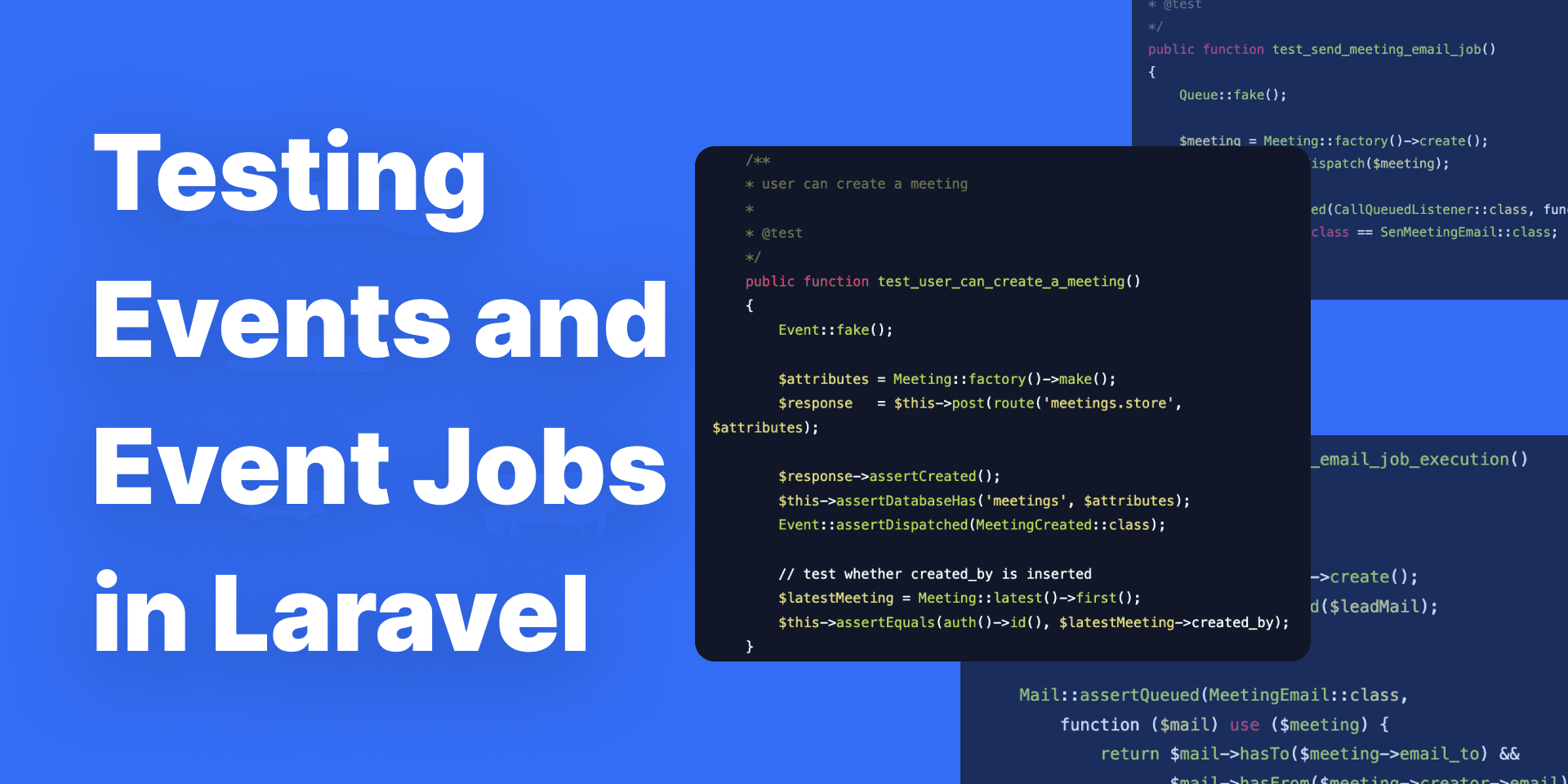Efficiently Testing Events and Event Jobs in Laravel
