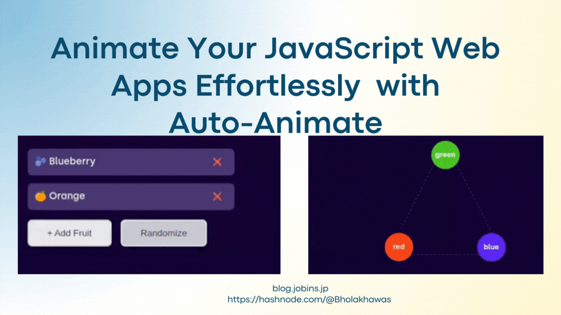 Animate Your JavaScript Web Apps Effortlessly with Auto-Animate