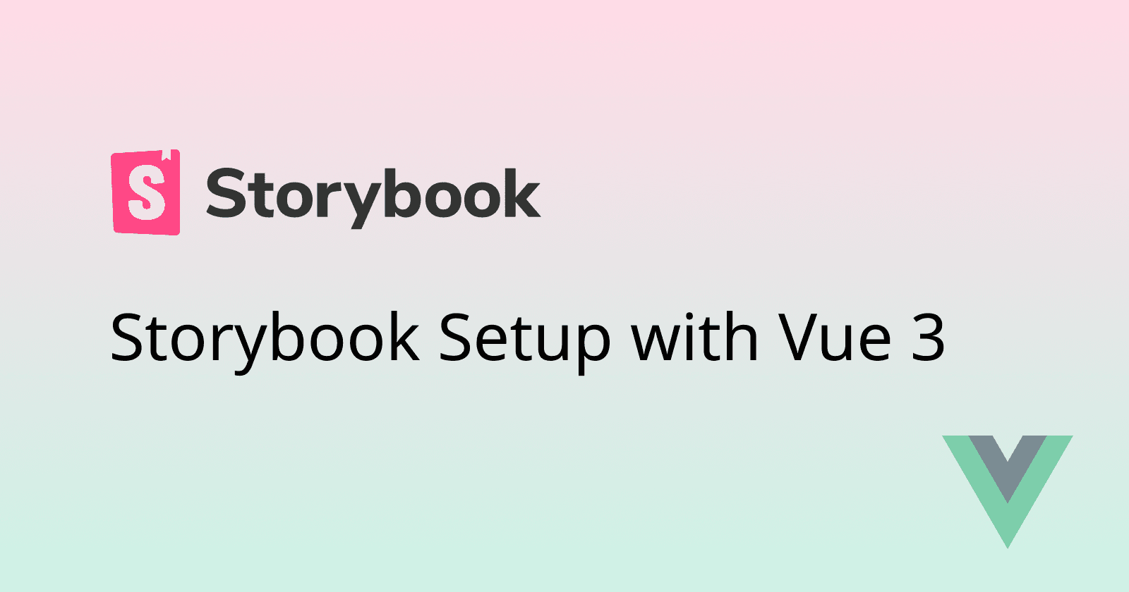 Storybook Setup with Vue 3